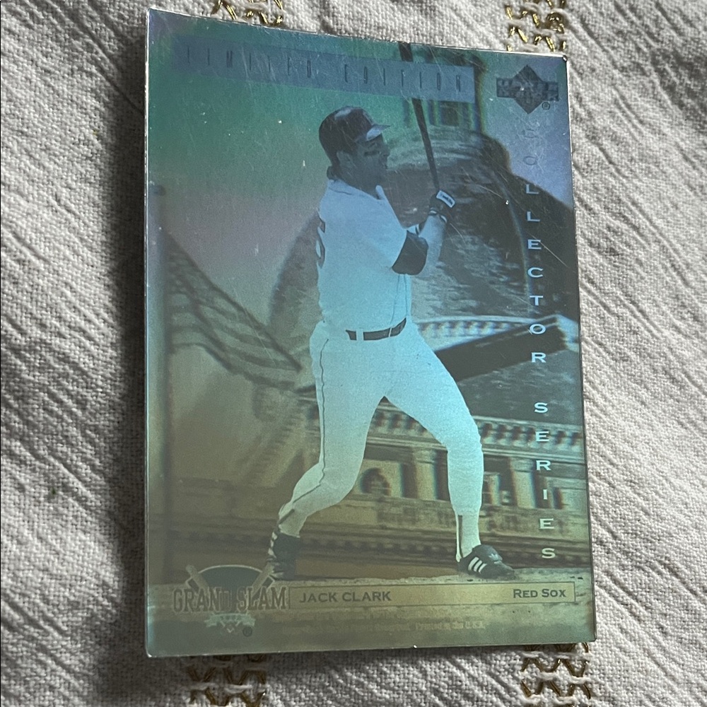 Collector's Series Jack Clark Red Sox Grand Slam Holographic Baseball Card